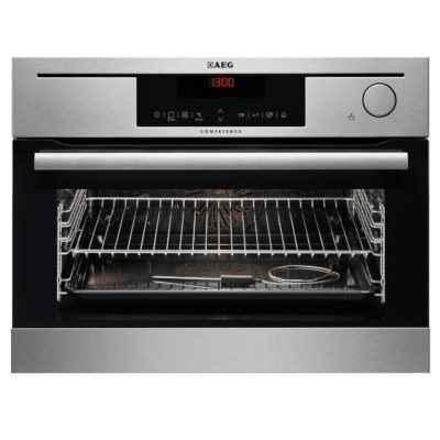 AEG KS8404721M Built-in Compact Multifunction Oven with Steam in Stainless Steel AEG KS8404721M Built-in Compact Multifunction Oven with Steam in Stainless Steel